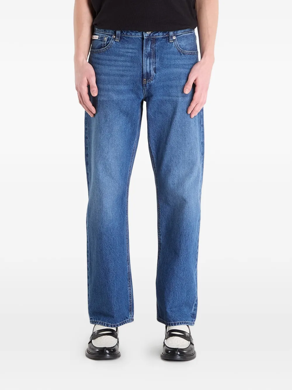 Calvin Klein straight-leg jeans - Blu