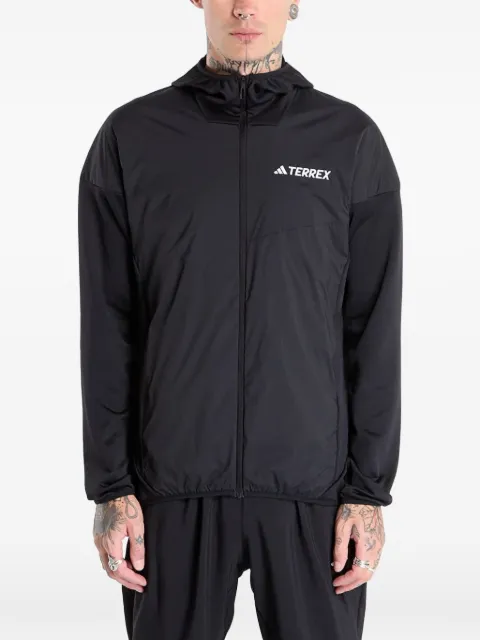 adidas Terrex Xperior Climawarm+ Wind Light fleece hooded jacket