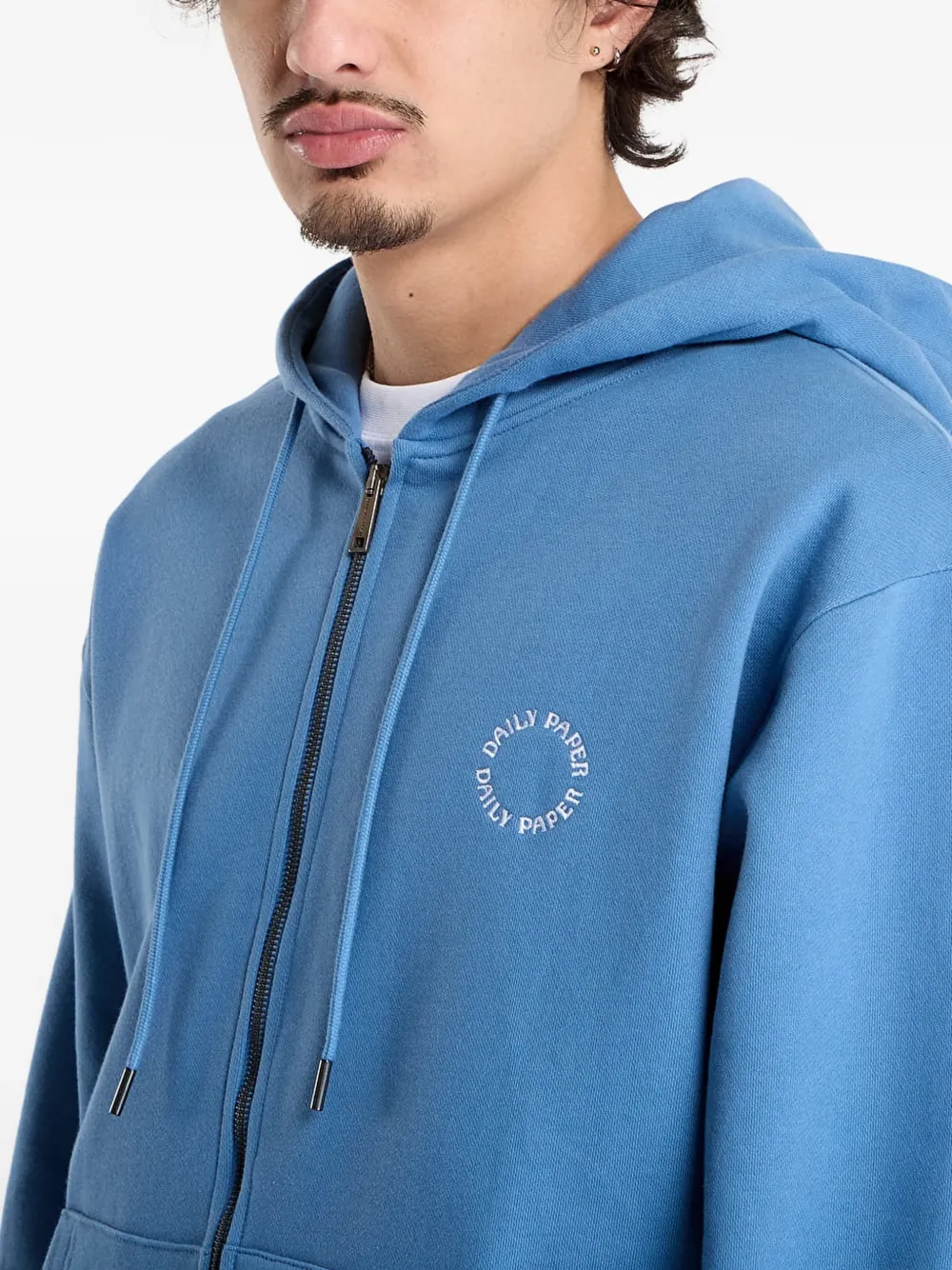 Daily Paper Orbit hoodie met rits Blauw