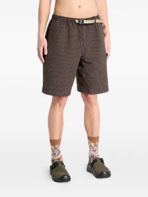 BIRTH OF ROYAL CHILD crystal-embellished washed-denim Shorts
