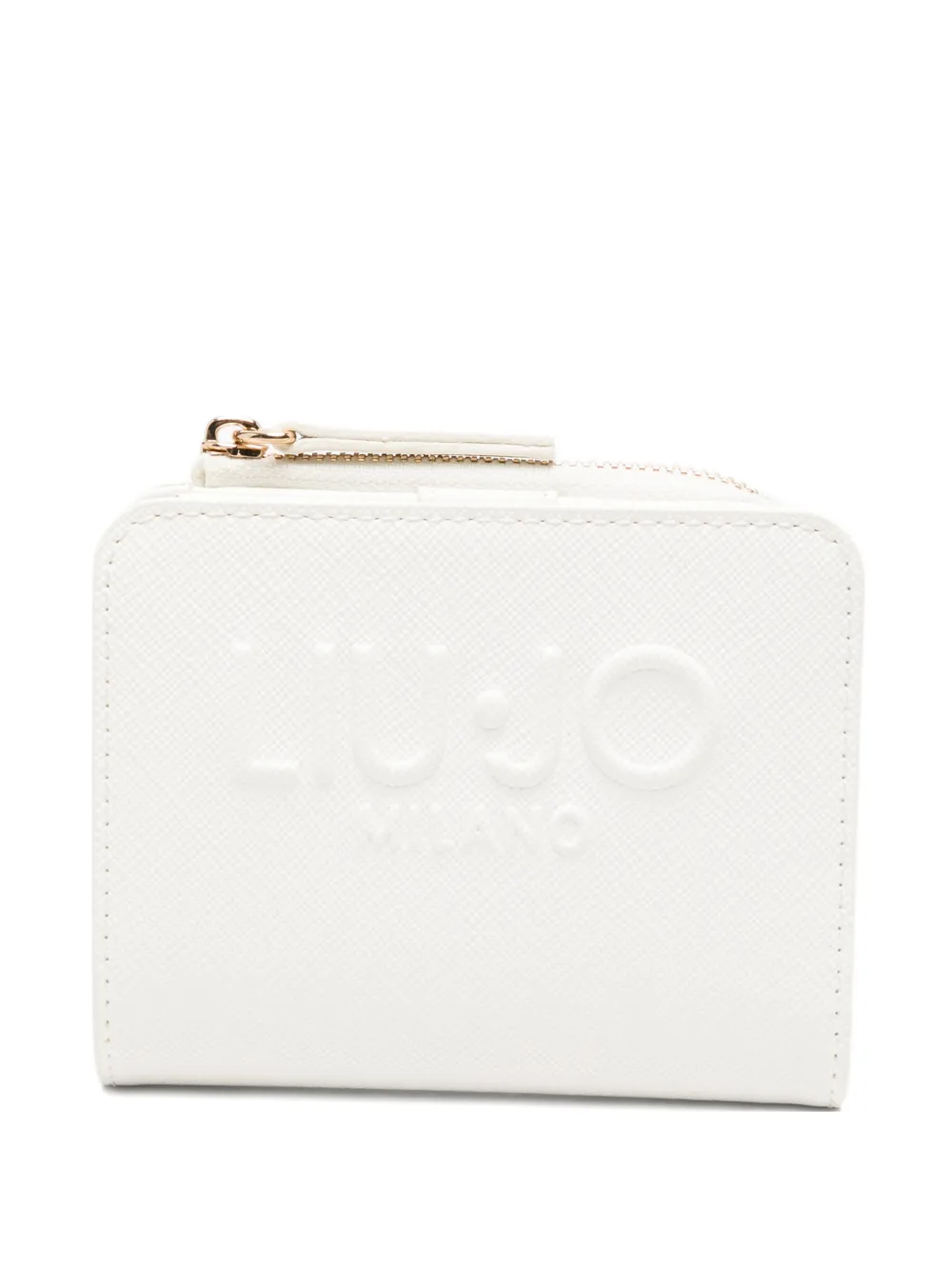 LIU JO logo-embossed zip-around wallet - Bianco