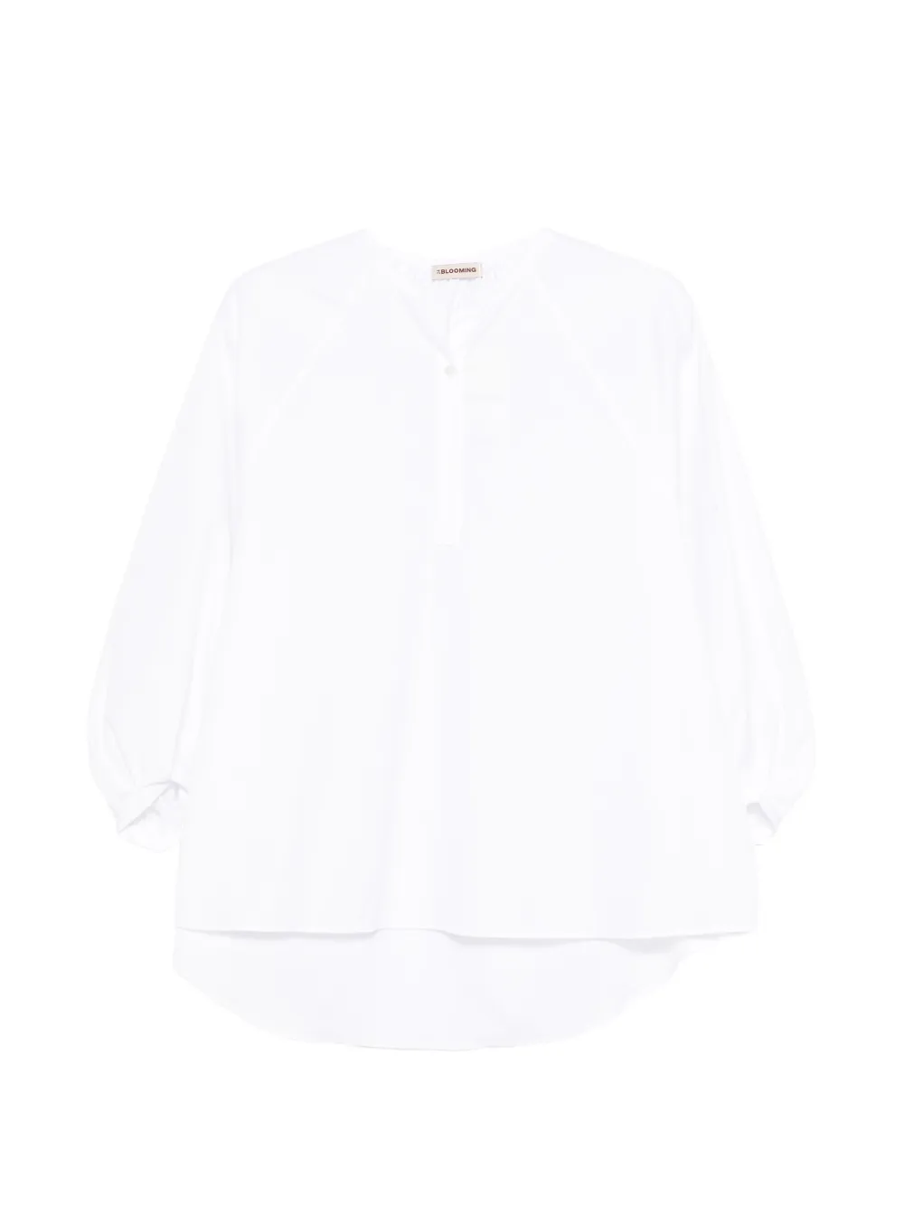 BLOOMINGVILLE button blouse - Bianco