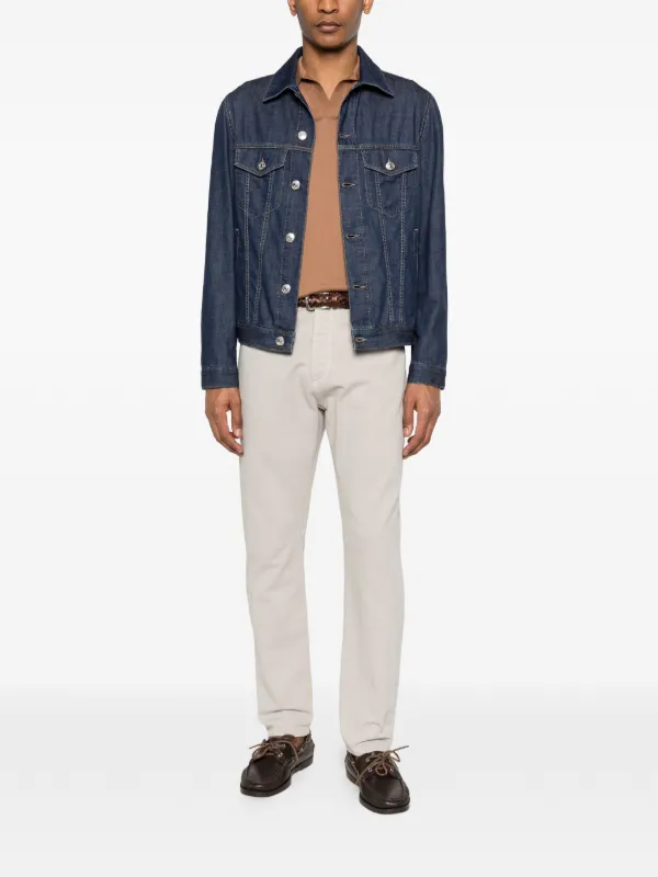Brunello Cucinelli デニムジャケット | ブルー | FARFETCH JP