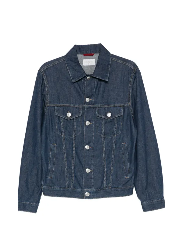 Brunello Cucinelli デニムジャケット | ブルー | FARFETCH JP