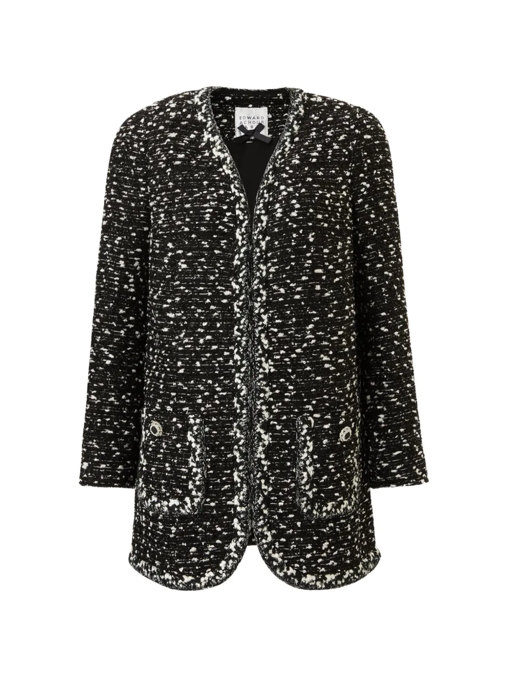Edward Achour Paris Giacca con scollo a V - Nero