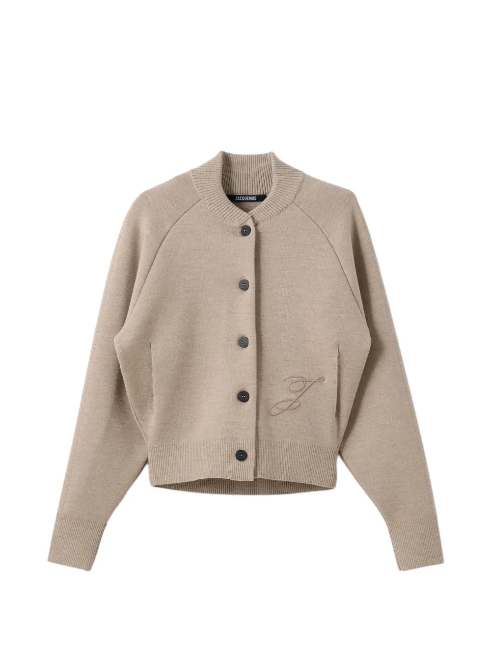 Jacquemus Lavande button-up embroidered cardigan - Toni neutri