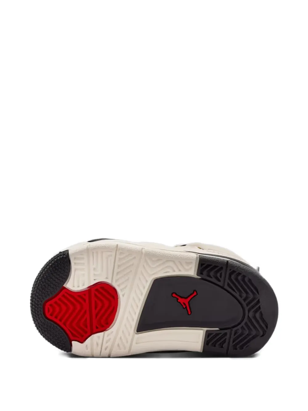 Jordan Kids 4 Retro sneakers met mesh vlakken Beige