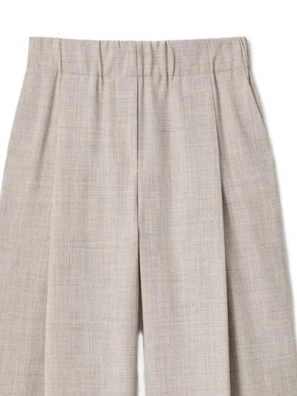 Pleated Wide Trousers