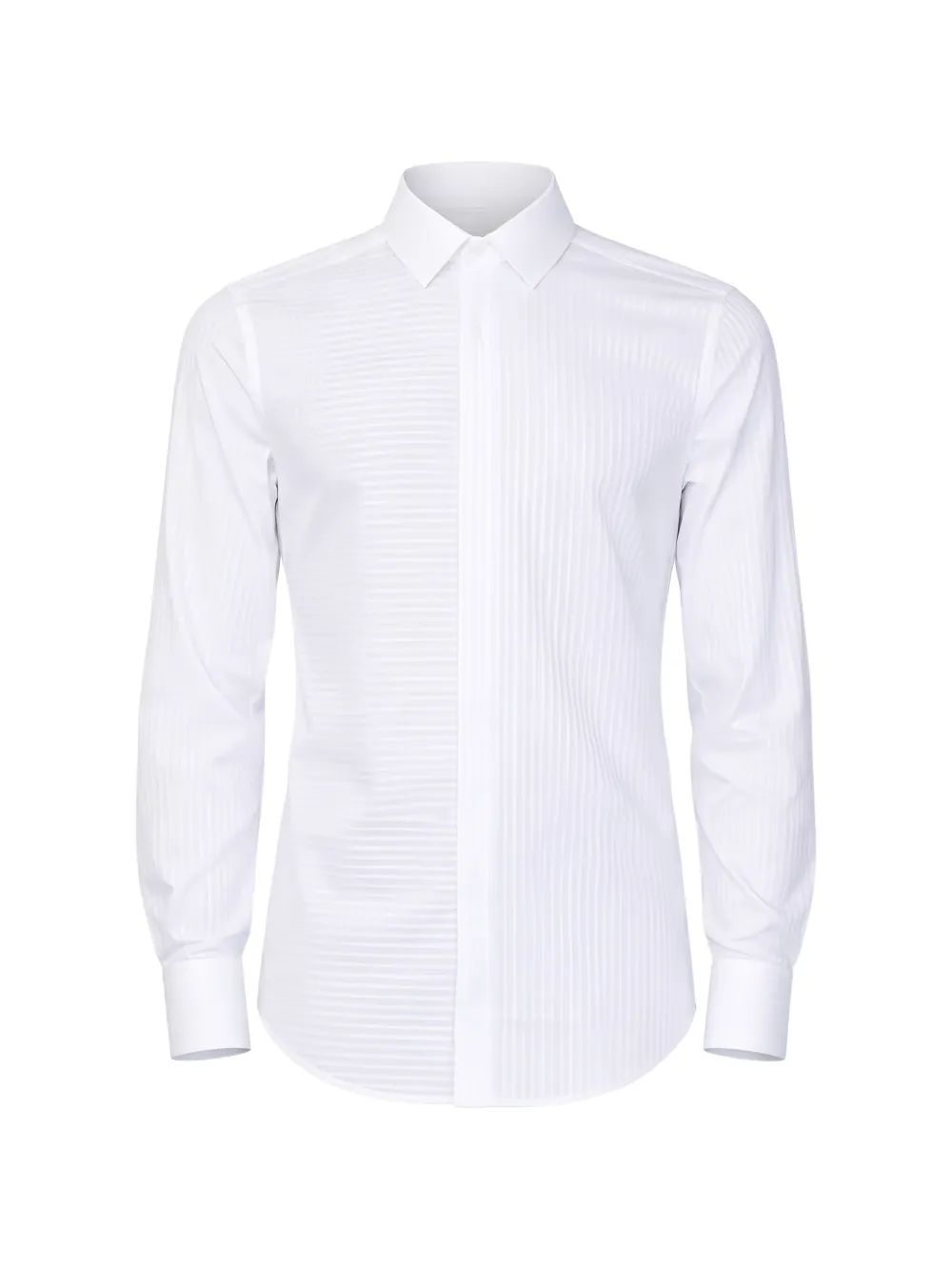 Les Hommes Urban striped shirt - Bianco
