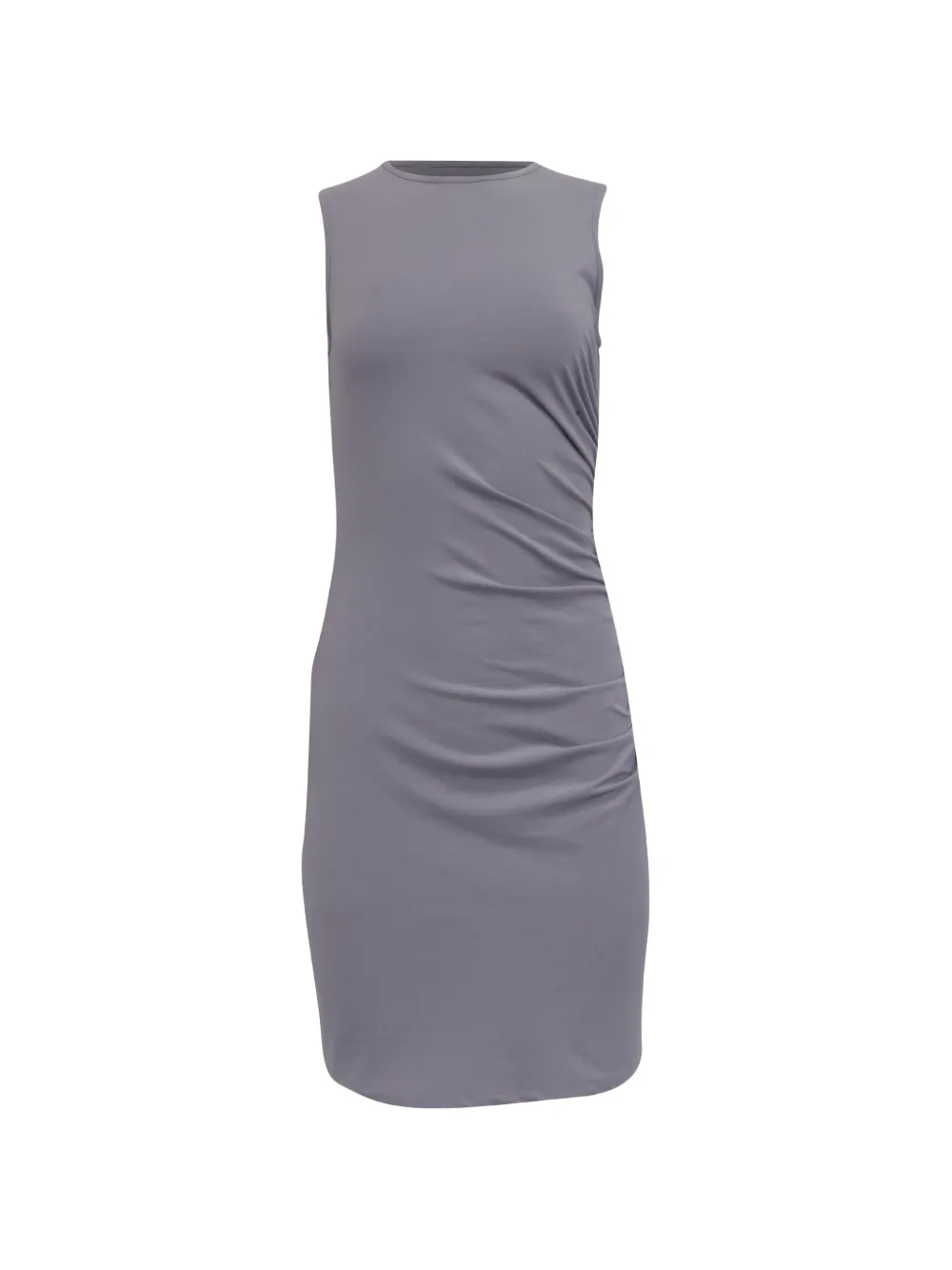 Theory gathered sleeveless mini dress - Grigio