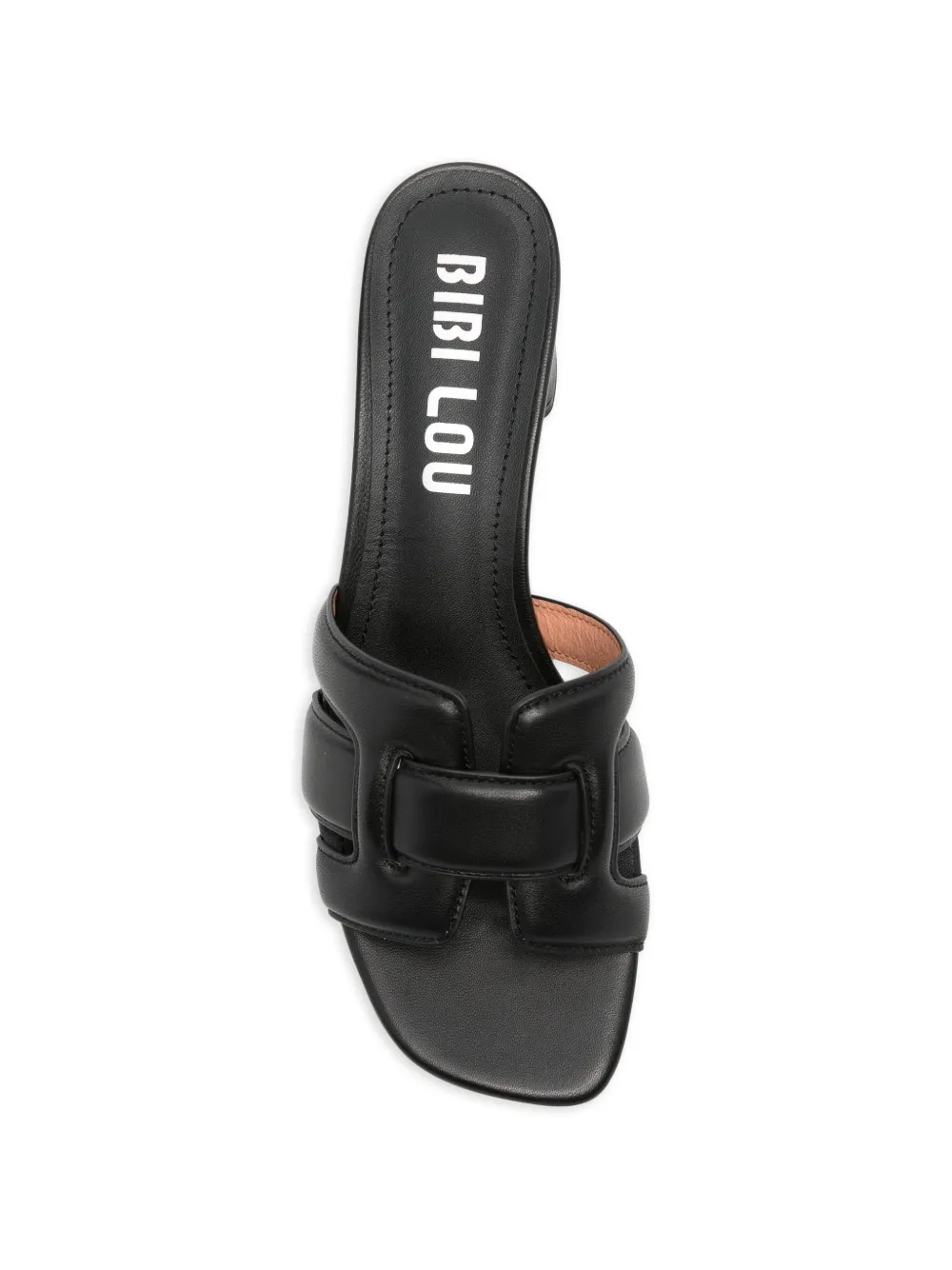 Bibi Lou Leren muiltjes Zwart