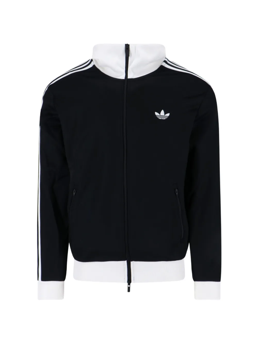 adidas zip beckbenbauer sweater - Schwarz