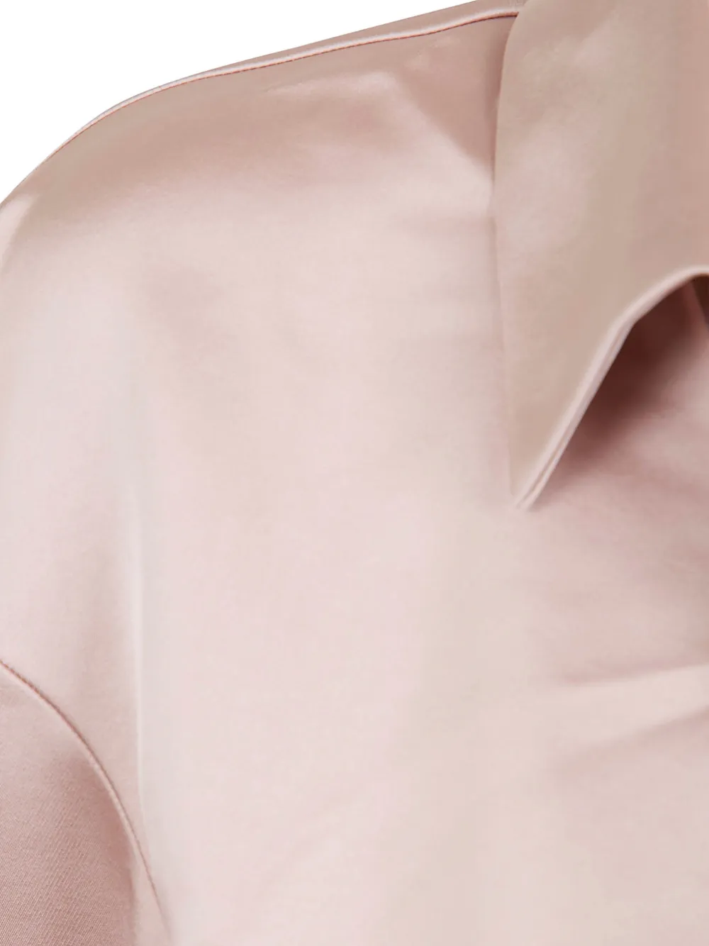  The Andamane Lilia Cowl-neck Collared Blouse - Pink 