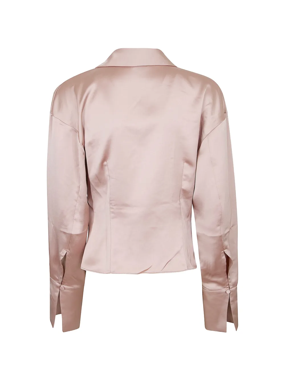  The Andamane Lilia Cowl-neck Collared Blouse - Pink 