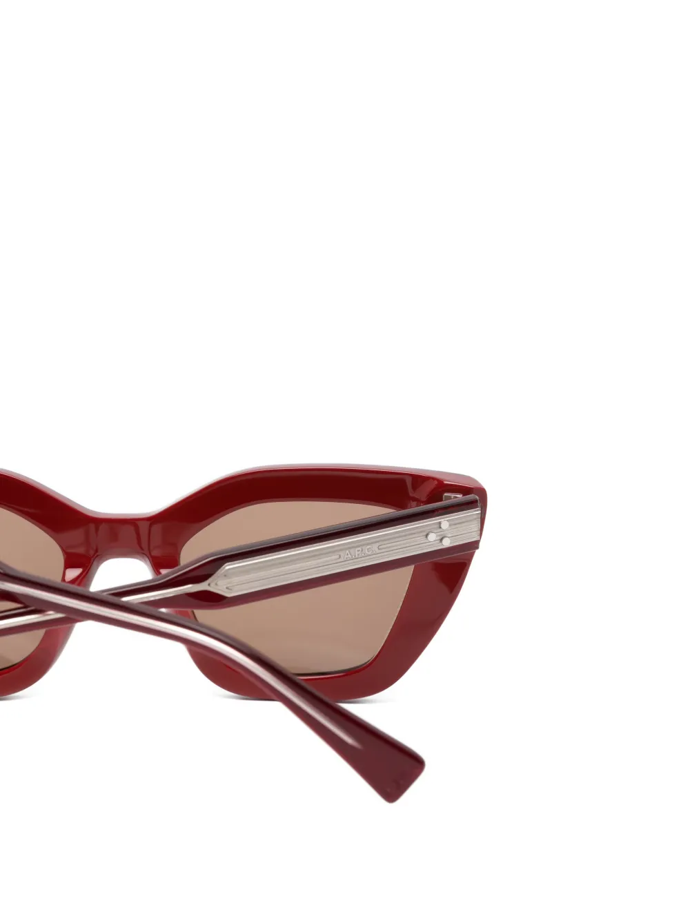  A.p.c. Les Papillons Sunglasses - Red 