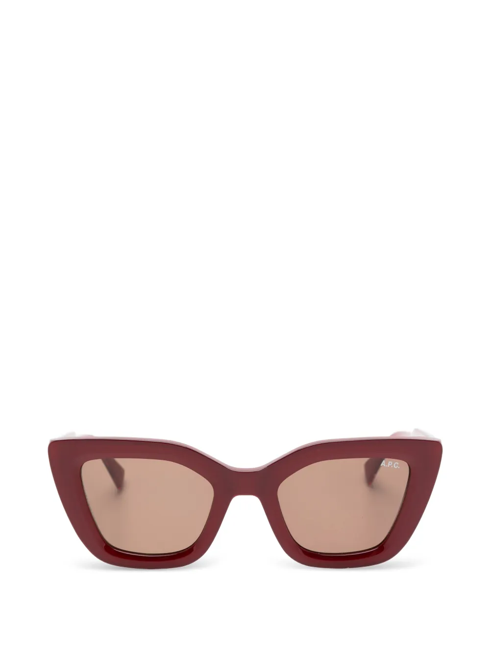 A.P.C. Les Papillons sunglasses - Rosso