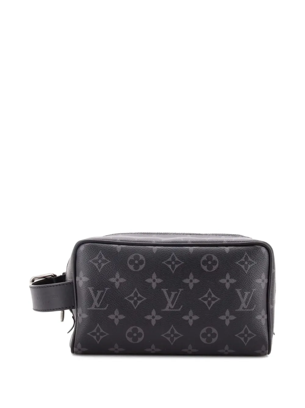 Louis Vuitton Pre-Owned Dopp Kit Toiletry Monogram Eclipse Canvas pouch - Nero
