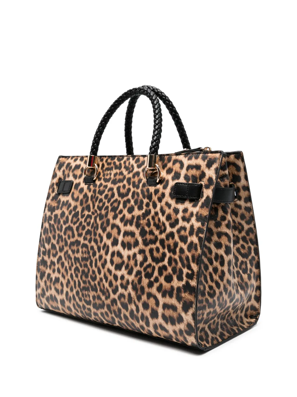  Liu Jo Leopard Print Top-handle Tote Bag - Neutrals 