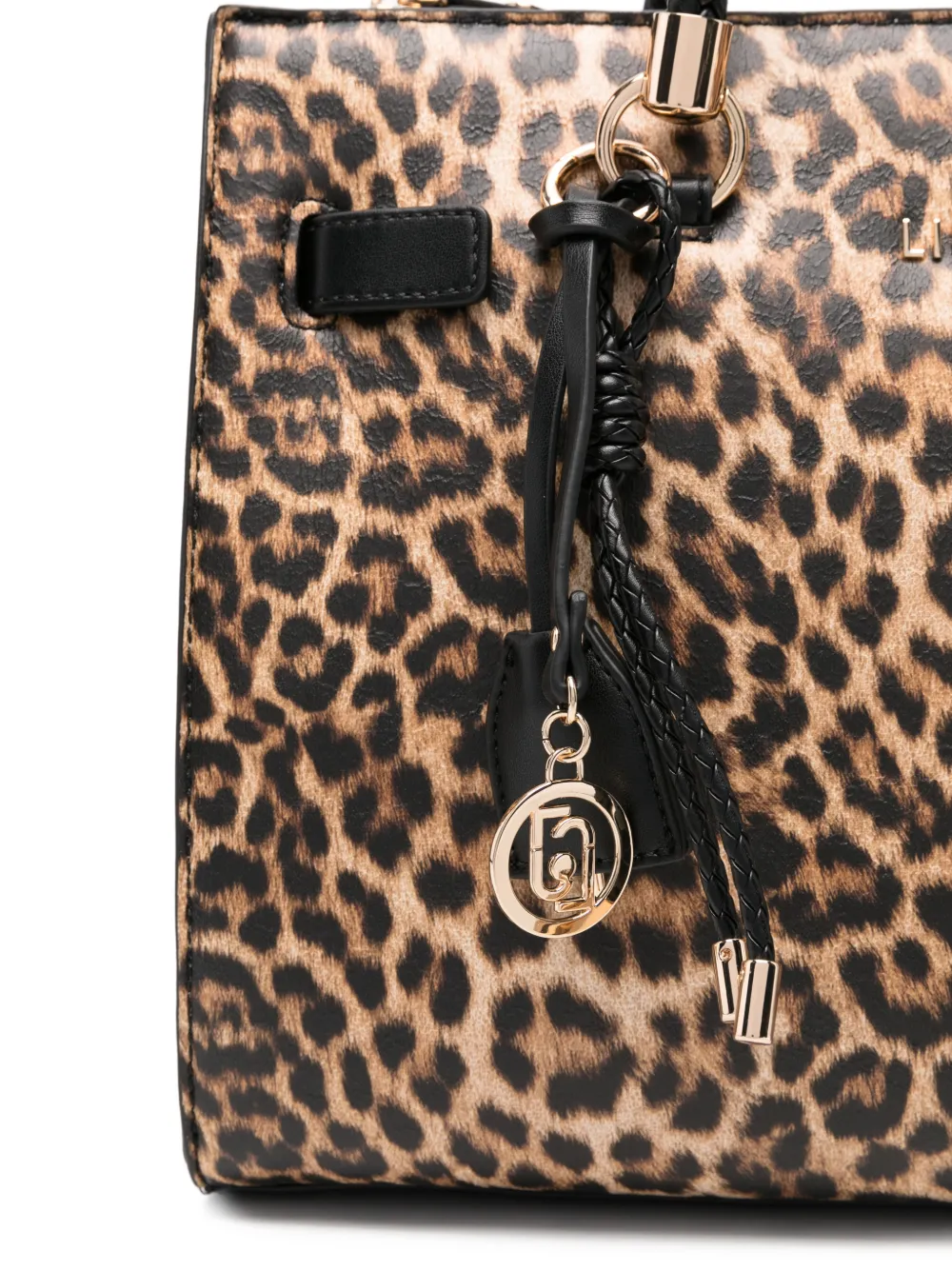  Liu Jo Leopard Print Top-handle Tote Bag - Neutrals 