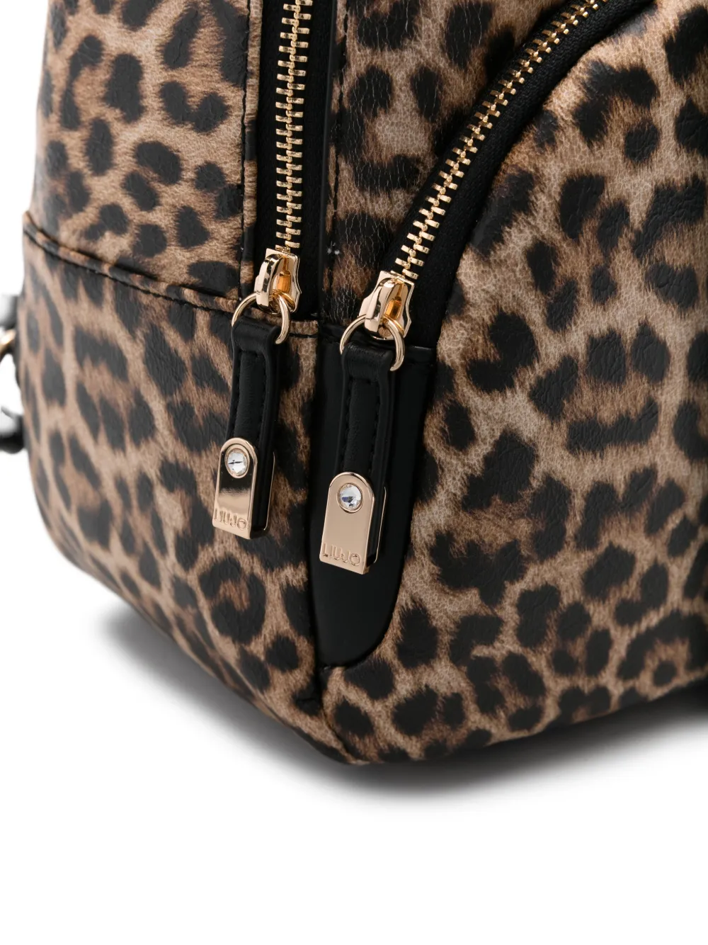  Liu Jo Small Animalier Leopard Print Backpack - Neutrals 