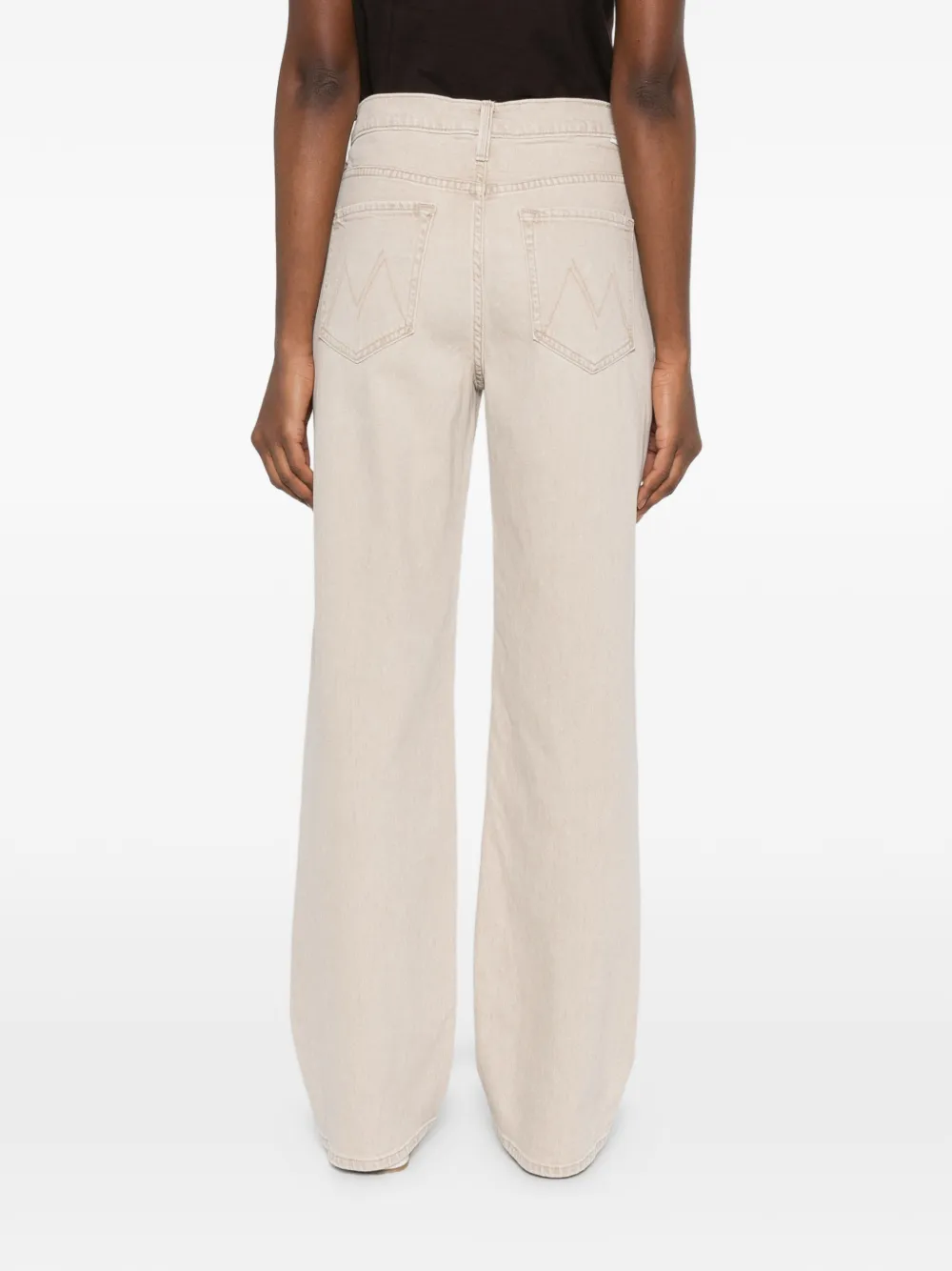 MOTHER Straight jeans Beige