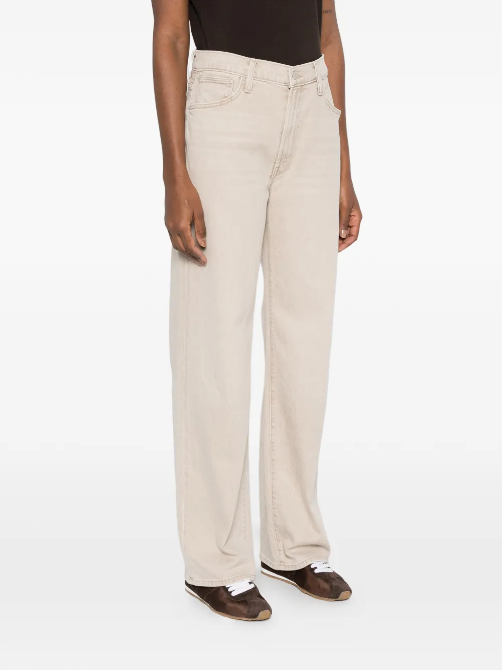  Mother Straight-leg Jeans - Brown 
