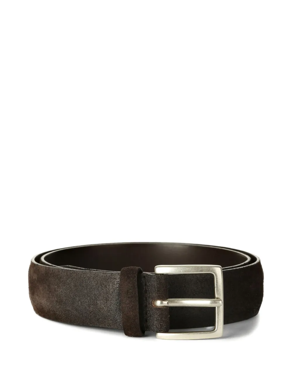 Orciani suede buckle belt - Marrone