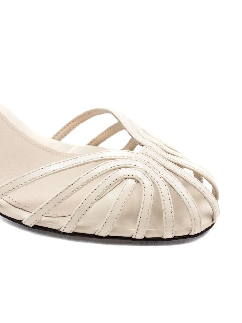 Alevì Roger pumps met bandjes Beige