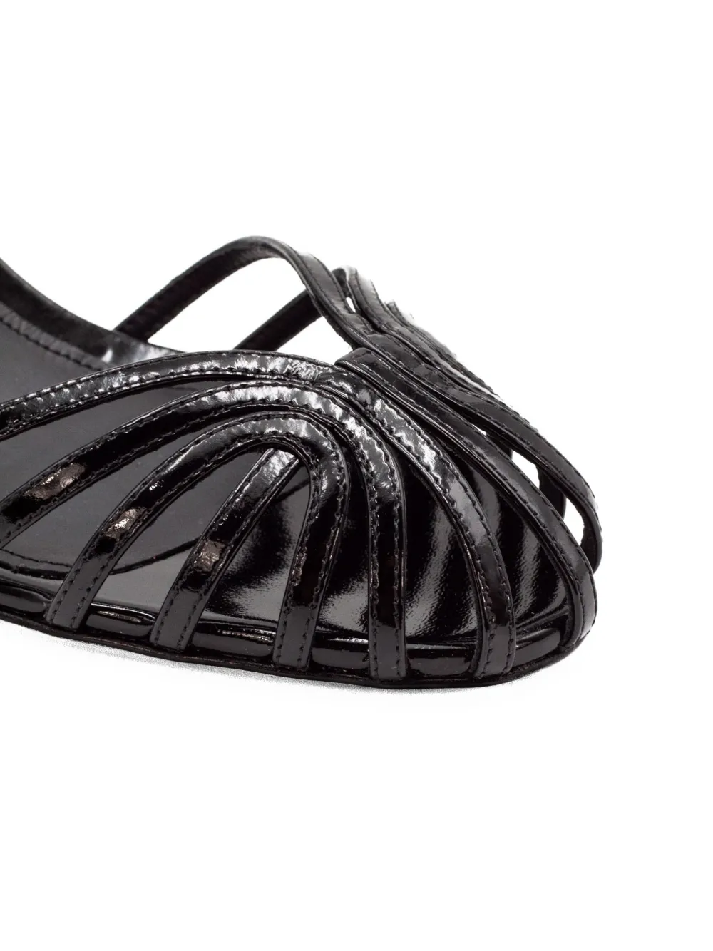 Alevì Blake sandalen met enkelbandje Zwart