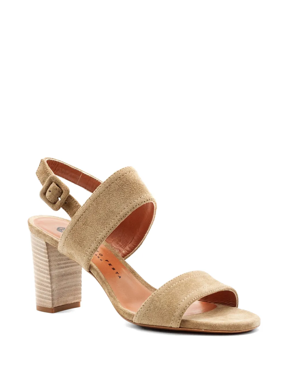 Roberto Festa Puma suede adjustable-strap sandals Beige