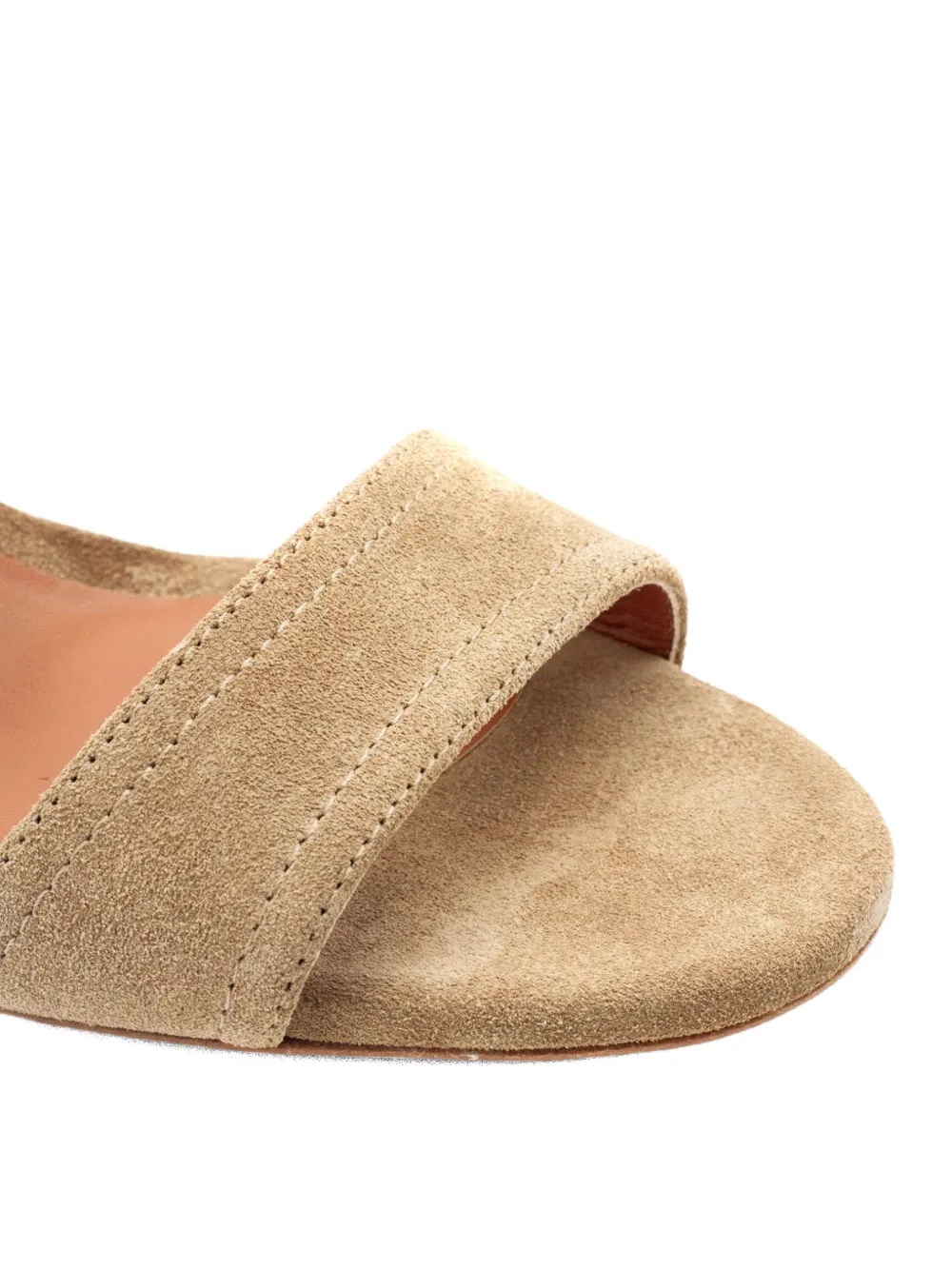 Roberto Festa Puma suede adjustable-strap sandals Beige