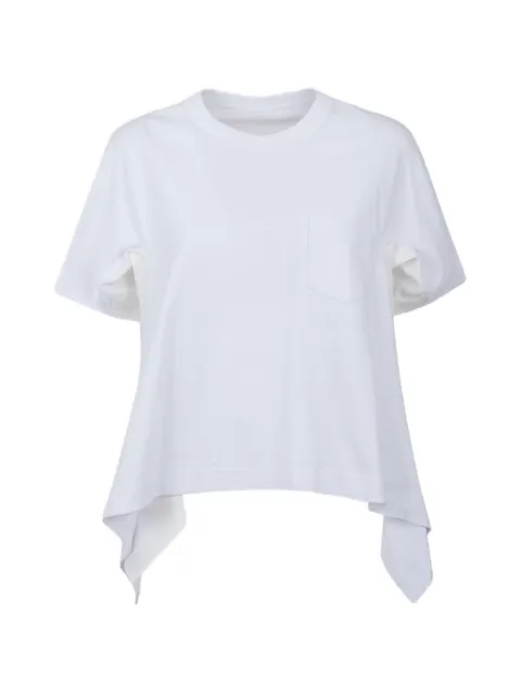 sacai panelled short-sleeve T-shirt