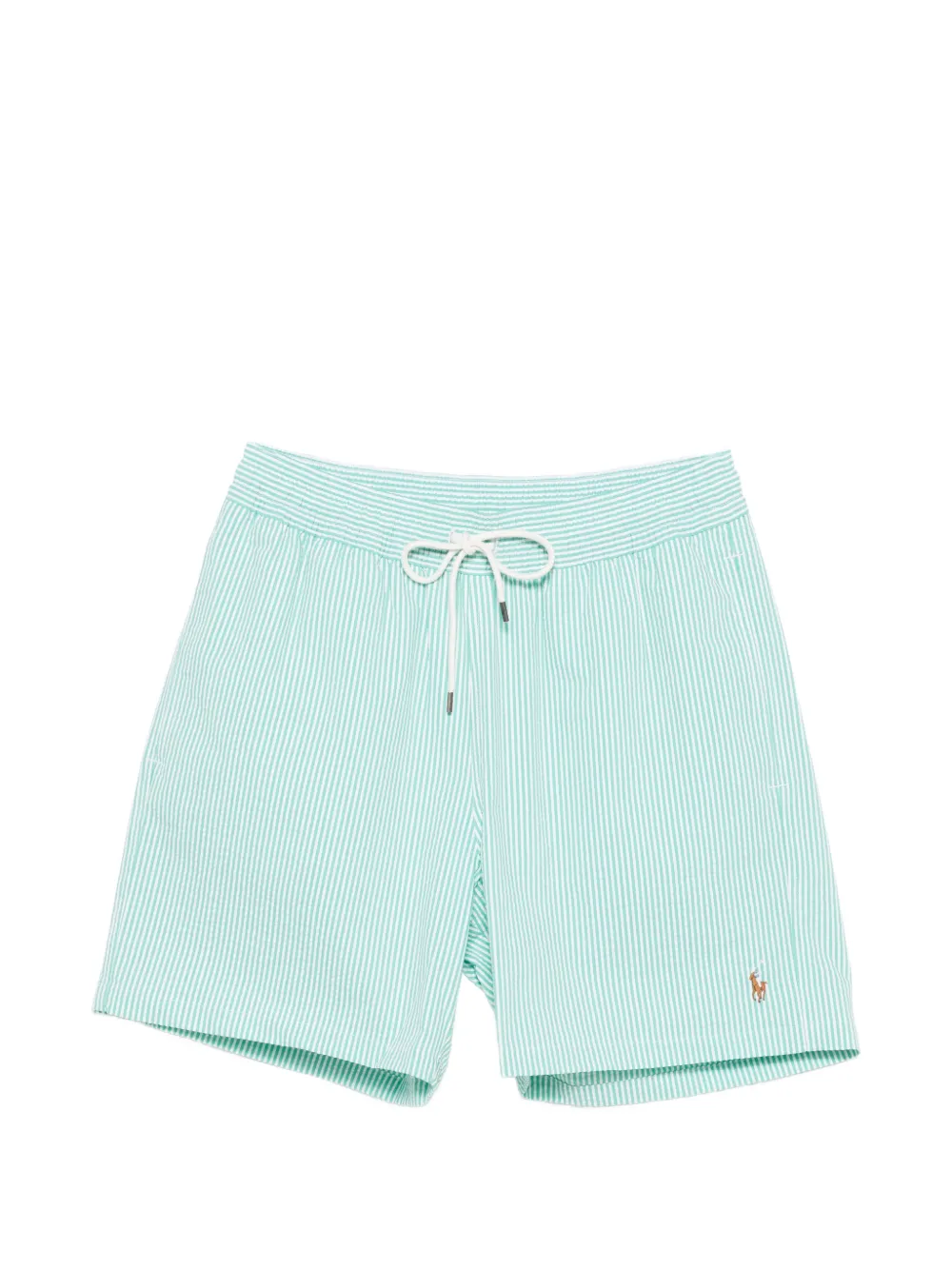 Polo Ralph Lauren striped logo swim shorts - Grün