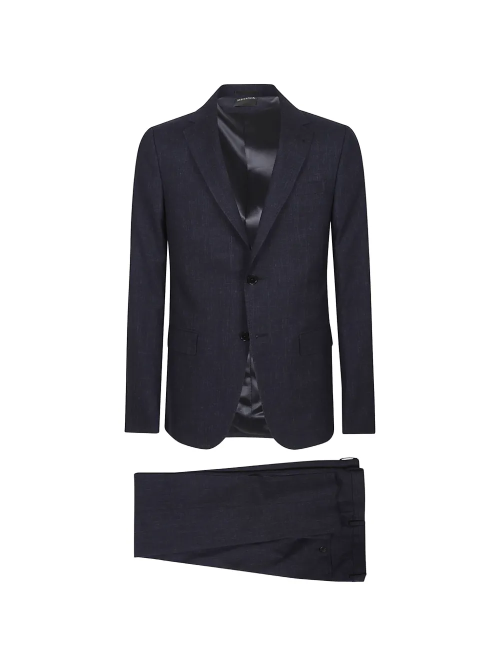 Zegna long-sleeves suit - Blu