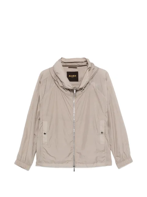 Moorer hooded zip jacket
