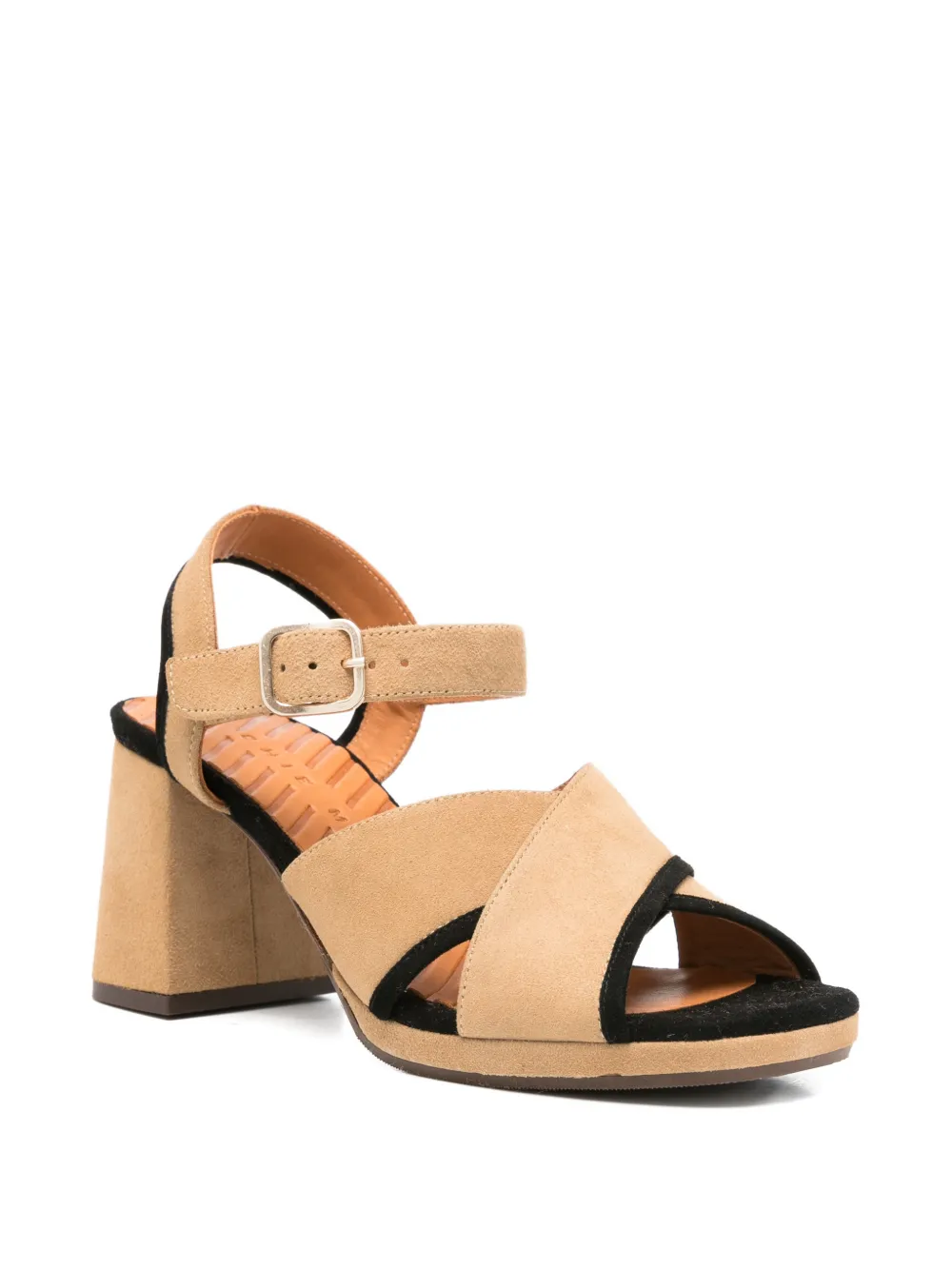 Chie Mihara Oendi sandalen met gekruiste bandjes Beige