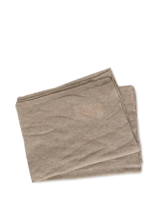 The Elder Statesman Tranquility Travel Scarf in Neutrals