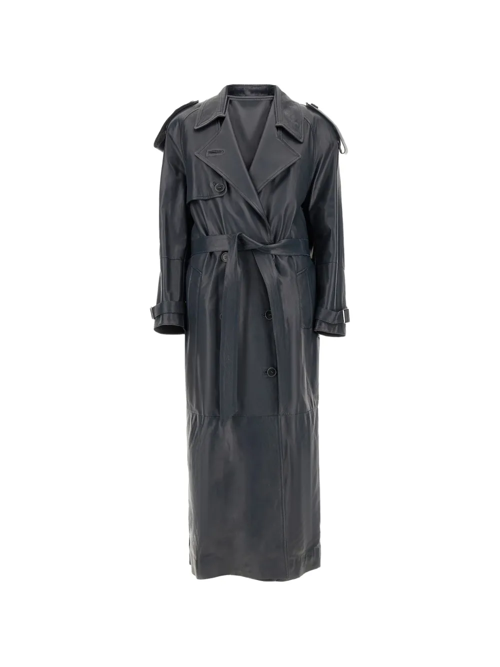 Salvatore Santoro belted trench coat - Nero