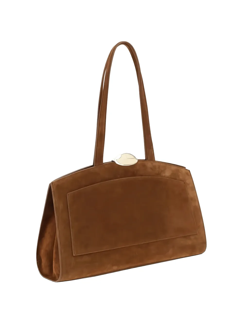  Benedetta Bruzziches Serena Suede Tote Bag - Brown 