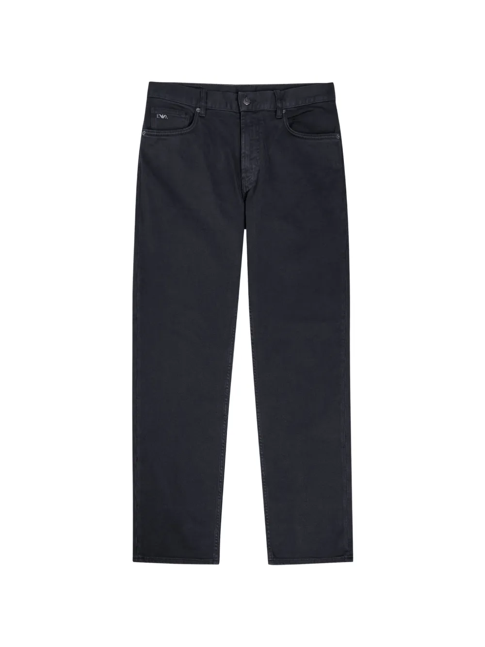 Emporio Armani logo-detail denim jeans - Nero