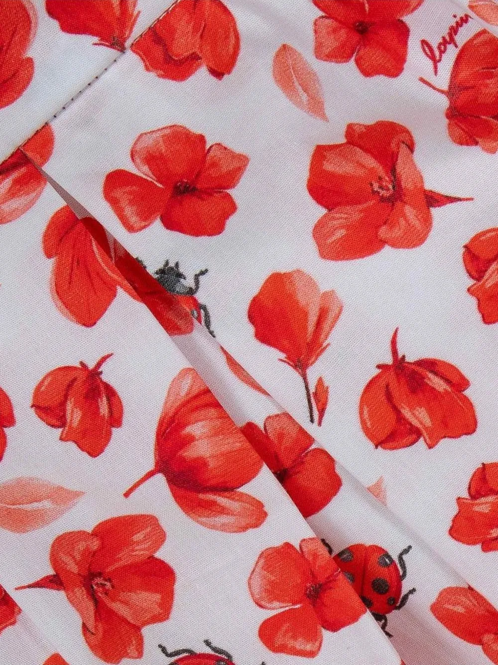 Lapin House Jurk met bloemenprint Wit