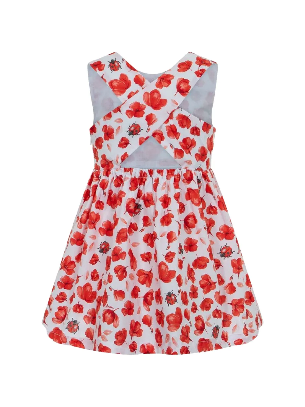 Lapin House Jurk met bloemenprint Wit