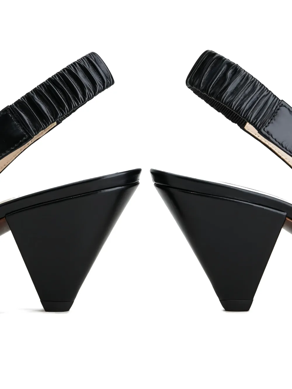 Tod's point-toe slingback pumps Zwart