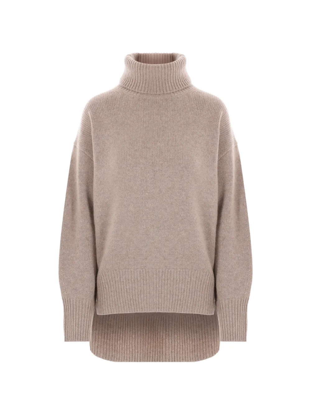 arch4 high-neck wool sweater - Toni neutri