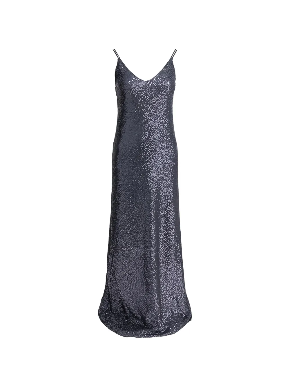 Semper sequin V-neck maxi dress - Grigio