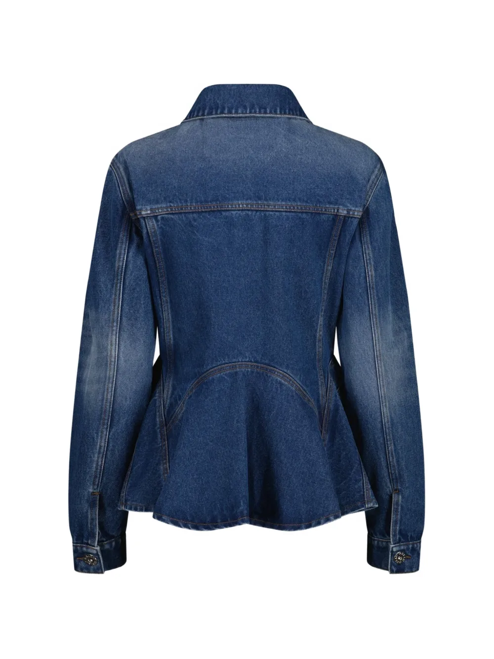  Vaillant Studio Chaqueta Con Peplum - Azul 