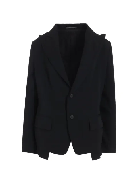 Yohji Yamamoto single-breasted wool blazer