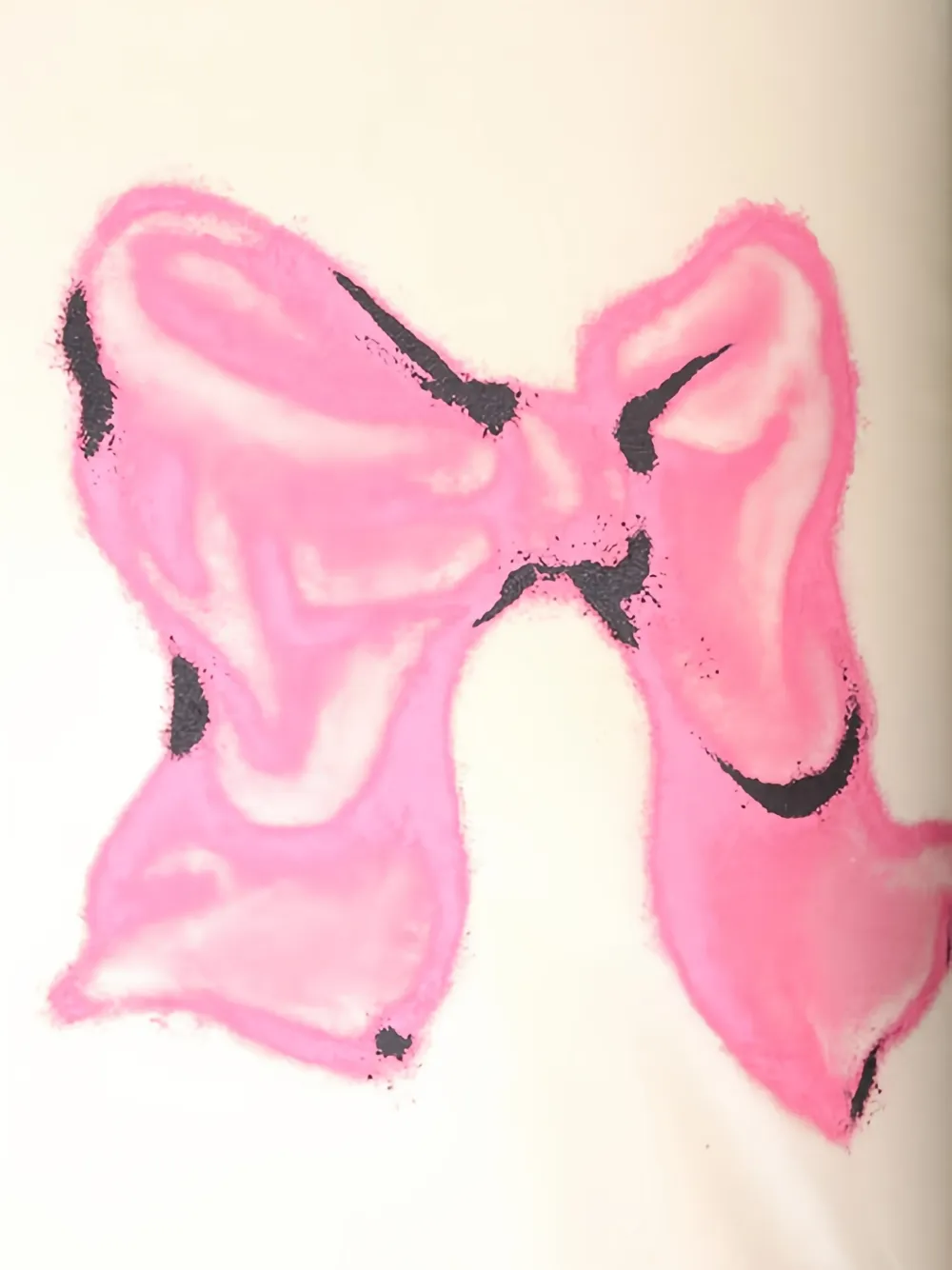 bow print T-Shirt