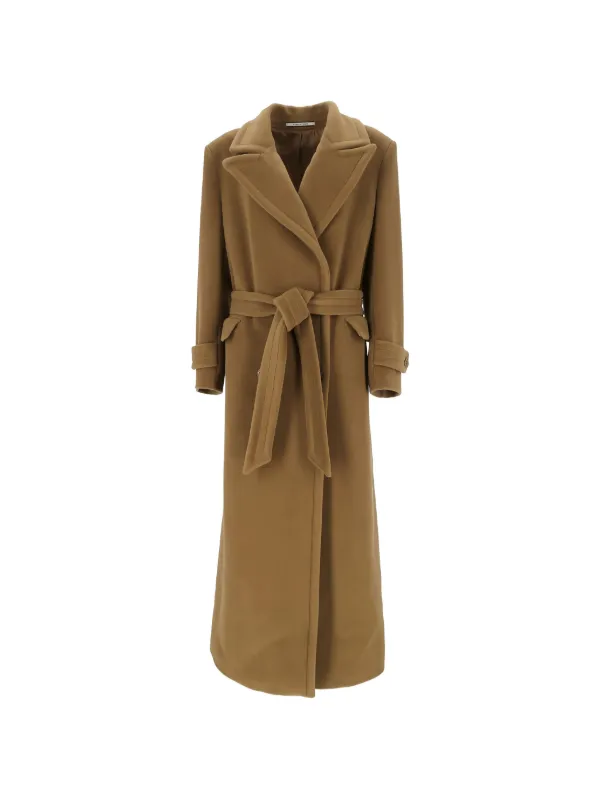 Tagliatore (タリアトーレ) ベルテッドコート Tagliatore ベルテッド コート | ブラウン | FARFETCH JP