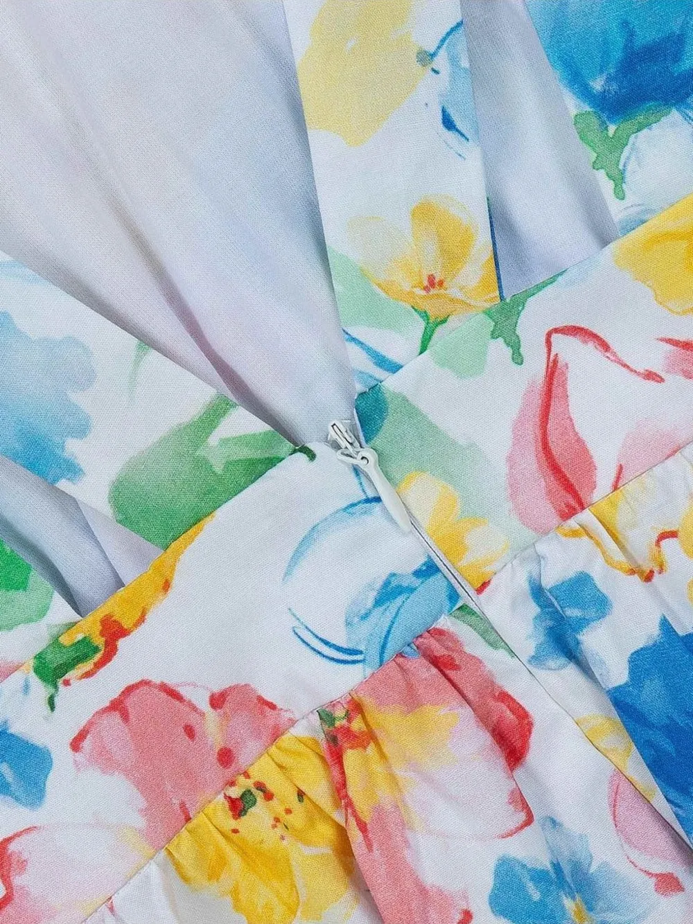 Lapin House Jurk met bloemenprint Wit
